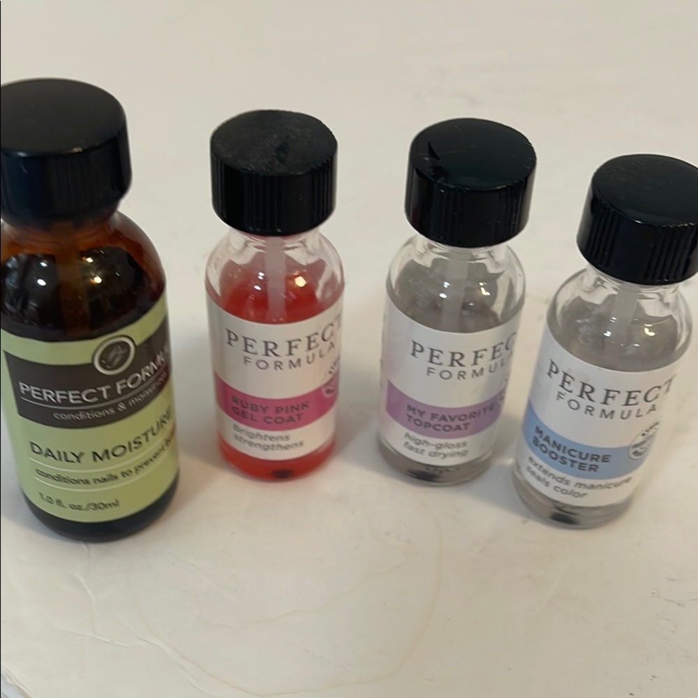 PERFECT FORMULA SET OF FOUR SLIGHTLY USED